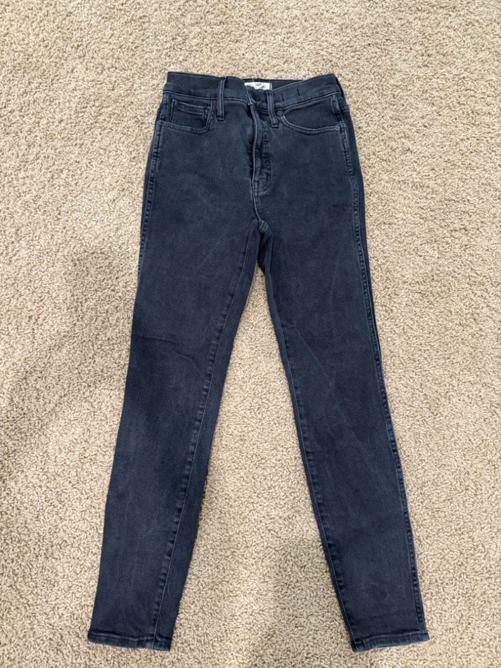 Madewell Black High-Rise Skinny Jeans Size 27